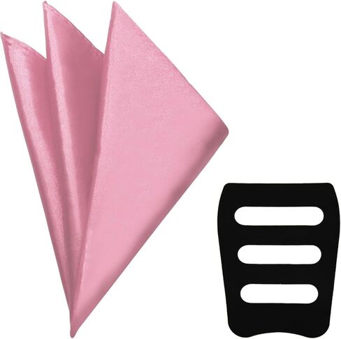Pocket Squares, Handkerchiefs with Pocket Squares Holder Solid Color Hankies for Wedding Churches 12in in Saudi Arabia