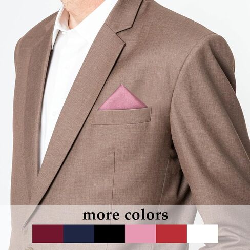 Pocket Squares, Handkerchiefs with Pocket Squares Holder Solid Color Hankies for Wedding Churches 12in in Saudi Arabia