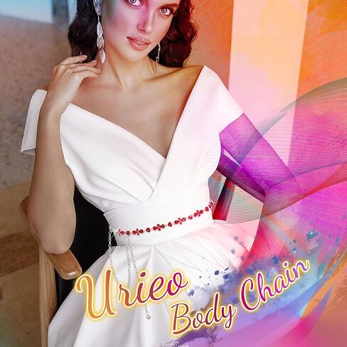 أحزمة سلسلة Rhinestone Urieo للنساء الموضة in Kuwait