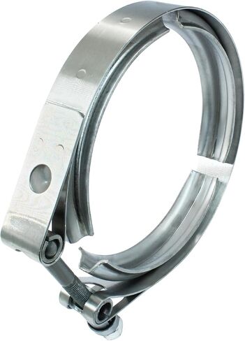 4 Inch Stainless Steel 304 V-Band Clamp, Quick Release Clamp Universal Flange Kit, Racing Exhaust Down Pipes for Ford Pickup Trucks in Saudi Arabia