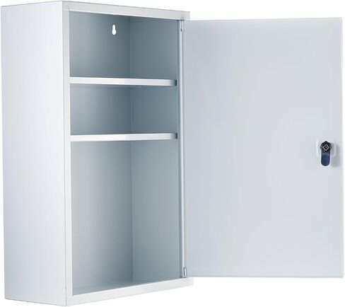 VEVOR 3-Shelf First Aid Cabinet, 1000 Pieces, Large Capacity First Aid Kit, Wall Mounted Medicine Cabinet, OSHA & ANSI 2015 (Class A), Industrial Emergency Metal Med Box, for Business and Worksite in Saudi Arabia