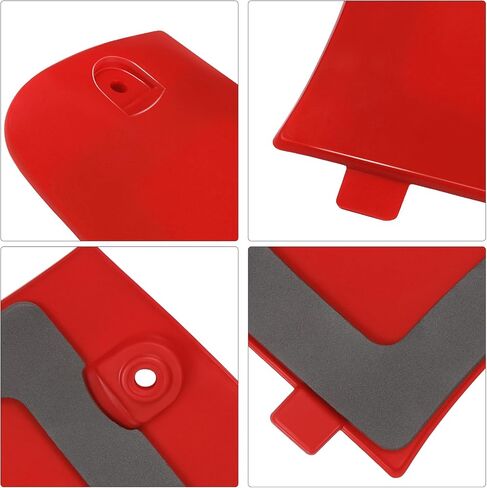 Javik Red Attility Storage Box Cover Lid Stud with Lock Pin Kit Fit for Rincon 650 Trx650 2003-2005 Rincon 680 TRX680 2006-2023 ، OEM#61110-HN8-000ZA 61110HN8000 17225KN5671 in Kuwait