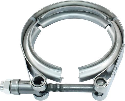4 Inch Stainless Steel 304 V-Band Clamp, Quick Release Clamp Universal Flange Kit, Racing Exhaust Down Pipes for Ford Pickup Trucks in Saudi Arabia