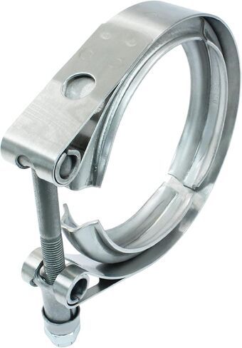 4 Inch Stainless Steel 304 V-Band Clamp, Quick Release Clamp Universal Flange Kit, Racing Exhaust Down Pipes for Ford Pickup Trucks in Saudi Arabia
