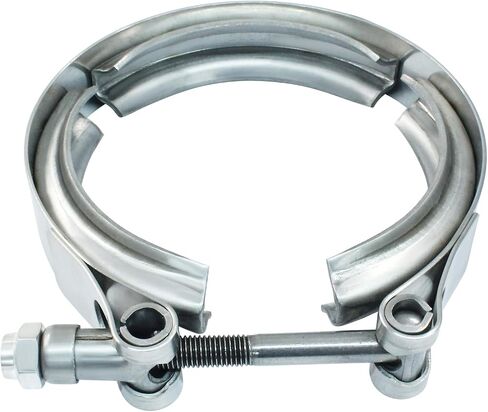 4 Inch Stainless Steel 304 V-Band Clamp, Quick Release Clamp Universal Flange Kit, Racing Exhaust Down Pipes for Ford Pickup Trucks in Saudi Arabia