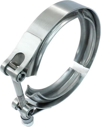 4 Inch Stainless Steel 304 V-Band Clamp, Quick Release Clamp Universal Flange Kit, Racing Exhaust Down Pipes for Ford Pickup Trucks in Saudi Arabia