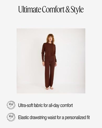 Women's Soft Knit Straight Leg Pants in Saudi Arabia
