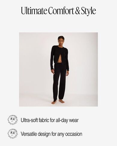 Women's Soft Knit Straight Leg Pants in Saudi Arabia