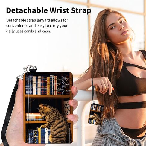 Slim Minimalist Front Pocket Wallet,Credit Card Holder Wallet for Women Men,RFID Blocking Credit Card Holder Case Leather Cute Small Thin Wallet ID Window&Wrist Strap,Glitter Sea Turtle in Kuwait
