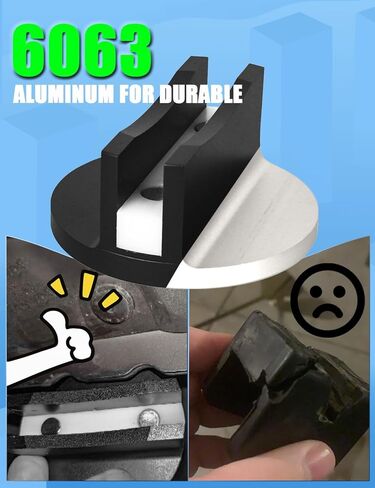 Pinch Weld Jack Adapter, Magnetic Frame Rail Protector for Car Jack, Prevent Slide During Changing Oil,Tire Or Repair,Mechanic Tools in Garage，Floor Jack Accessories(red-1) in Kuwait