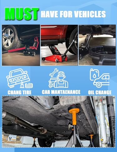 Pinch Weld Jack Adapter, Magnetic Frame Rail Protector for Car Jack, Prevent Slide During Changing Oil,Tire Or Repair,Mechanic Tools in Garage，Floor Jack Accessories(red-1) in Kuwait