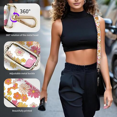 Wide Purse Strap Replacement Crossbody, Funny Shoulder Strap Adjustable, Cute Bag Strap for Women Guitar Purses in Saudi Arabia