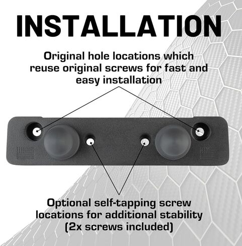 حامل الهاتف الخلوي Bulletpoint Dash Mount متوافق مع 2013-2018 RAM Truck & 2019+ RAM 1500 Classic 20mm Ball Mount - متوافق مع هواتف iPhone وAndroid الذكية (RubiGrid Multi-Device Mount) in Kuwait