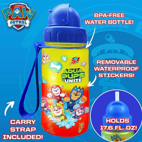 Horizon Group USA Baby Shark قم بإنشاء زجاجة المياه الخاصة بك، قم بتلوين زجاجة المياه الخاصة بك، رائعة للسفر والرحلات البرية، والرياضة والمدرسة، فكرة هدية إبداعية، وأنشطة الفنون والحرف اليدوية للأطفال من سن 6 سنوات فما فوق. in Kuwait