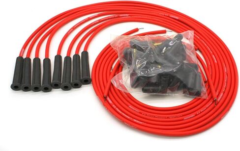 PerTronix 808280 Flame-Thrower Black 8mm Universal 180 Degree Spark Plug Wire for 8 Cylinder in Saudi Arabia