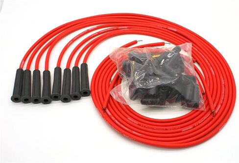 PerTronix 808280 Flame-Thrower Black 8mm Universal 180 Degree Spark Plug Wire for 8 Cylinder in Saudi Arabia
