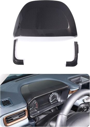 TOYCIDFG for Ford Maverick 2022-2025 Dashboard Instrument Panel Dial Frame Cover Trim Car Interior Decoration Accessories Panel Moulding Trims (Carbon Fiber Style) in Kuwait