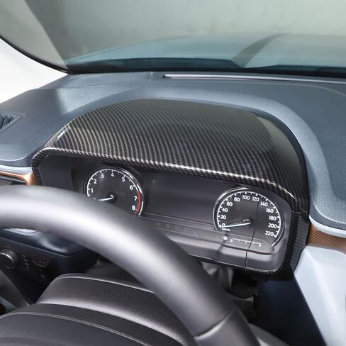 TOYCIDFG for Ford Maverick 2022-2025 Dashboard Instrument Panel Dial Frame Cover Trim Car Interior Decoration Accessories Panel Moulding Trims (Carbon Fiber Style) in Kuwait