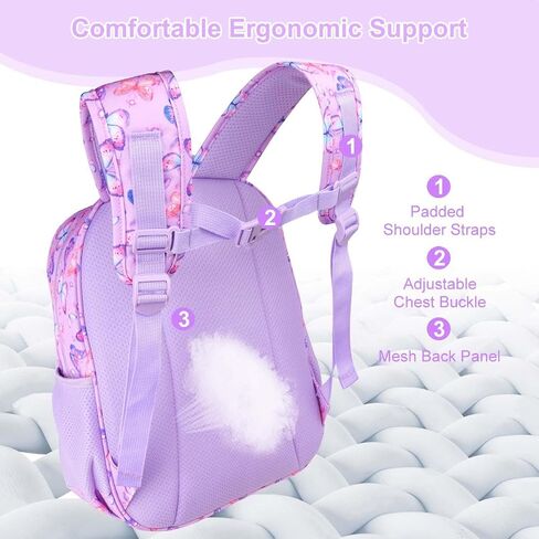 RHCPFOVR Girls Backpack for Elementary School, Backpack for Girls 5-8, Lightweight Kids Backpacks in Kuwait