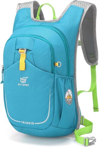 SKYSPER Kid Backpack for Boys Girls Kids Travel Backpack Day Pack for Outdoor Day Trips Kids 16" tall(Blue) in Kuwait