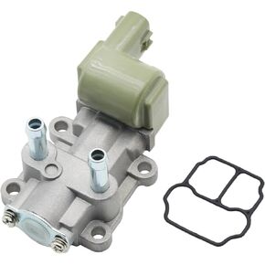 Idle Air Control Valve IACV IAC AC186 with Gasket Compatible for Honda Civic CX DX EX HX LX GX 1996-2000 A cura EL 1.6L SOHC 1997-2000, Replaces# 16022P2EA51