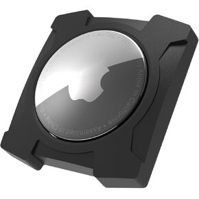 Airtag Holder Air Tag Adhesive Mount AirTag Stick-On Holder with Adhesive Sticker for Car, Skis,Bike,Wallet Travel,TV Remote,Car,Luggage (Square 2 Pack Black) in Saudi Arabia