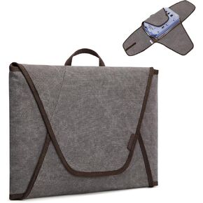 S-ZONE Garment Folder Compression Packing Cubes for Travel Garment Bag with Wrinkle-Free Luggage Suitcase Organizer Bags