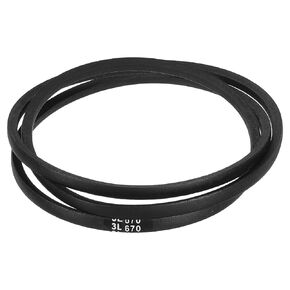 uxcell 3 PCS 3L410 كلاسيكي ملفوف المطاط V-belt ، 41 "(1041mm) محيط خارج ، 3L profile v Belt 3/8" عرض 7/32 "
