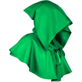 Unisex Halloween Grim Cowl Cloak Medieval Wicca Pagan Hooded Cape Christmas Cosplay Costumes Poncho For Men Women