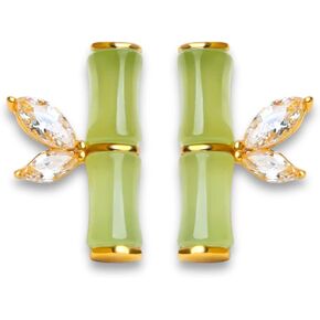 أقراط Kozuki Jade أقراط خيزران أقراط joanese أقراط 14 كيل