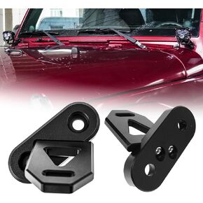 JL Dual Light Bar Mount Brackets CNC A-Pillar Ofrroad LED LED Hood Pod Fog LAMP مصباح تصاعد حامل الخناد in Kuwait