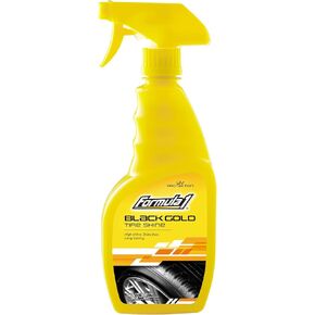 Formula 1 الذهب الأسود ، وإطارات الإطارات طويلة الأمد تستعيد اللون الأسود لامع إلى المطاط والبلاستيك ، ومقاومة للماء مع حماية الأشعة فوق البنفسجية ، 16 أوقية