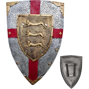 21.3 "PU Red Gold Tiger Cosplay Shield Medieval Shield للحصول على ملحقات ملابس الأزياء