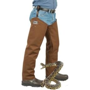 DAN'S Hunting Gear، LLC مقدمة فولاذية، واقي الثعبان، مقاوم للماء بنسبة 100%، حذاء عمل/حزام الورك، المرافق/العمال الصناعيون - المزارعون/مربي الماشية - الحماية القصوى
