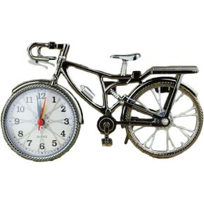 Leadigol Bicycle Creative Retro Model Desk Desk Stand Clock Blamorous Room Quartz