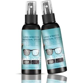 Eyeglass Cleaner Spray,Lens Buff Eyeglass Scratch Remover,Glasses Scratch Repair,Sunglasses, Glass Cleaning Tools.