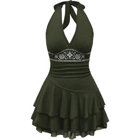Soly Hux Women's Summer Halter فستان مصغر عاريا من الفستان الأكياس الخامس