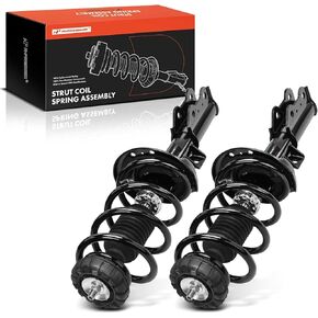 A-Premium Complete Front Strut & Coil Spring Assembly - Compatible with 2010-2016 Cadillac SRX (w/o Electronic Adjustable Suspension)