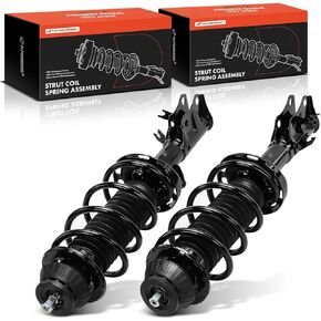 A-Premium Front Pair (2) مجموعة كاملة من الدعامة والملف المتوافقة مع Honda HR-V HRV 2016-2022 ، AWD ، استبعاد النماذج الرياضية ، سائق وجانب الركاب
