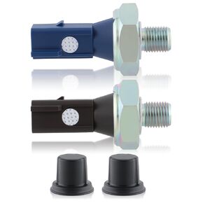 2PCS مستشعر ضغط الزيت بني وأزرق مجموعة متوافقة مع Audi A4 A5 A6 Q5 TT لـ VW Jetta EOS PACSAT TIGUAN استبدال 038919081K 04E919081 38919081 38919081D 038919191C