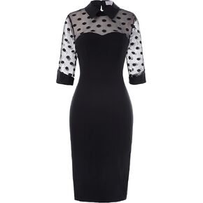 Belle Poque Women's 1950s Retro Pencil Dress Cocktail Party Dresses