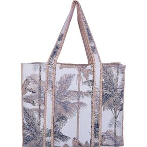 100% Cotton Shoulder Bag Tote Bag Women Reversible Shopping Bag &Grocery Bags Stylish Travel Bag Gift for Her
