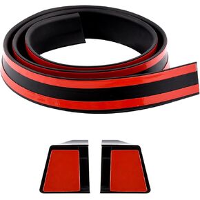 Universal Car Rear Spoiler Exterior,Trunk Spoiler,Car Rear Spoiler,Rubber Highly Flexible Strip Rear Matte Cuttable 3D Glossy Rear Spoiler Wing for Car Decorations