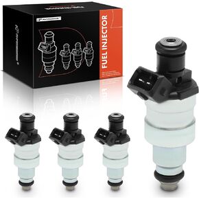 A-Premium Fuel Injectors Set of 4 Compatible with Ford Mustang 1985-1986, Thunderbird 1985-1988 & Mercury Cougar 1985-1986 & Merkur XR4Ti 1985-1989, 2.3L, Replace# E5ZE9F593A3A, E5ZE9F593A3B
