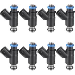 Fuel Injectors 4Holes Fits for Chevy Colorado 2010-2012 Chevy Tahoe 2010-2014, GMC Canyon 2010-2012 Yukon XL 1500 2010-2014, for Cadillac Escalade 2010-2013 Replace FJ1061 12613411 Set of 8