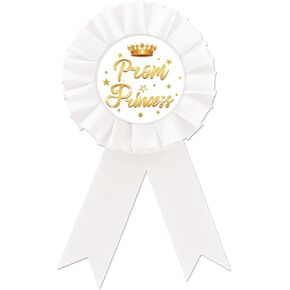 Prom Princess Tinplate Badge Pin ، Happy Birthday Girl Button Pin ، Rosette Birthday Birthday Queen Pin for Girl ، Brooch Buttons for Girl Birthday Party ، Happy Birthday Award BIN for Women