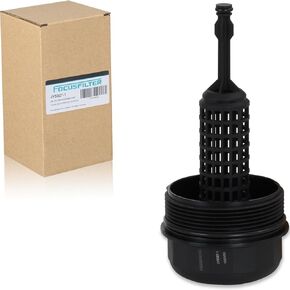 FocusFilter CAP5610 غطاء إسكان مرشح الزيت ، 26351-3C100 CAP & 26360-3C100 REFIGE RIPARE و 26352-3C100 CORE ، متوافق مع Hyundai Santa Fe 07-09 Sonata 06-09 Entourage 07-08 Veracruz 07-08
