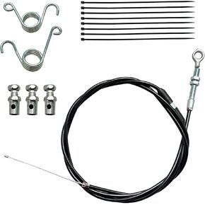 75 inch Go Kart Throttle Cable Kit Compatible with VM22 VM24 PZ27 Predator 212cc 196cc GX200 GX160 6.5hp Engine Manco American Sportworks Yerf Dog Buggy Go Cart MiniBike Lawn Mower Replacement Parts