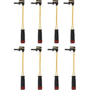 8 PCS مستشعر ارتداء الفرامل الخلفي الأمامي متوافق مع مرسيدس-بنز E350 W211 W220 C300 C350 استبدال 2115401717