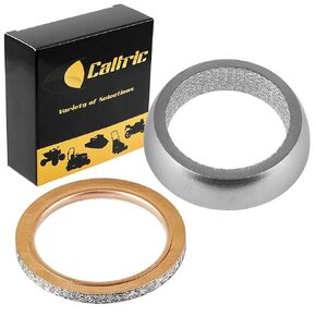 Caltric Muffler Silencer Pipe Gasket Compatible with Yamaha Viking 700 YXM700 4X4 2014 2015 2016 2017 2018 2019 2020 2021